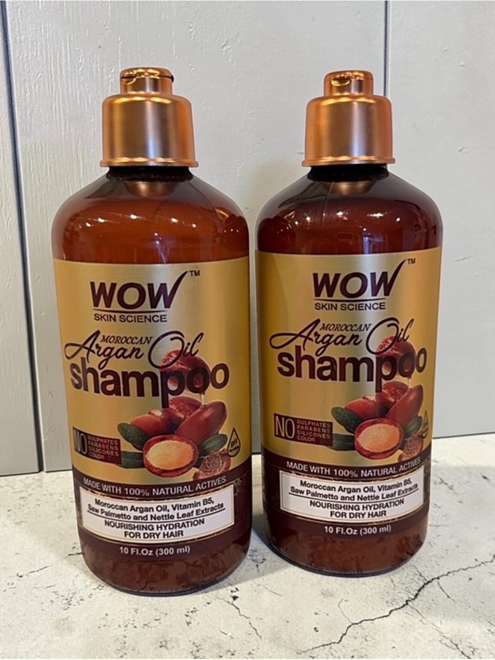 WOW Moroccan Argan Oil Shampoo - Set of 2